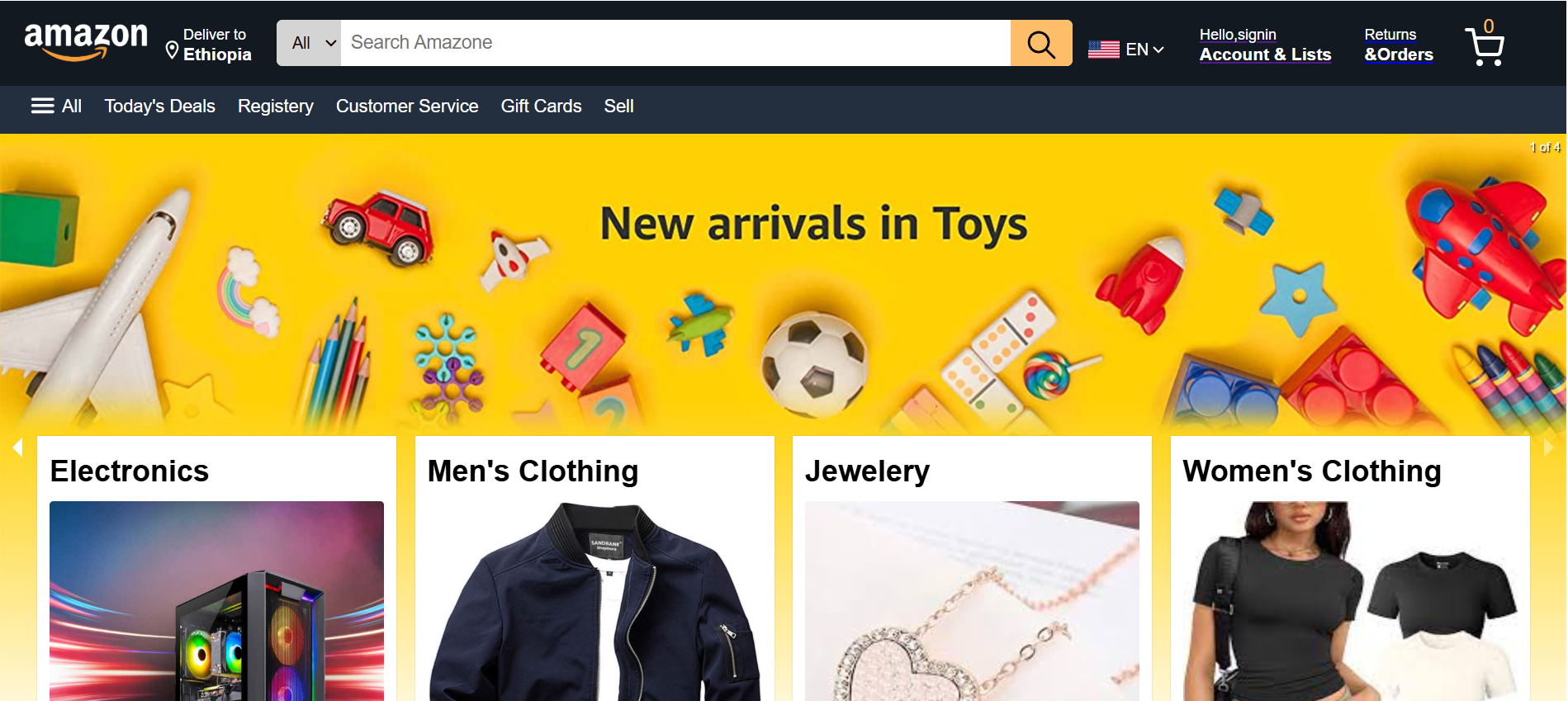 Amazon Clone Project